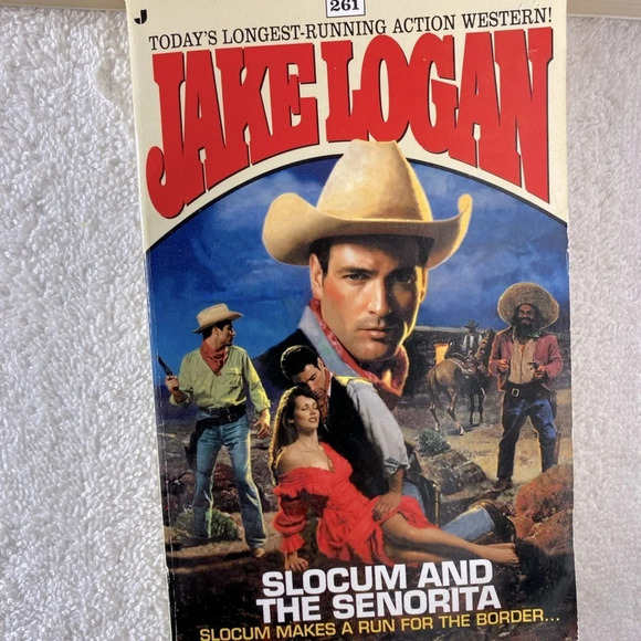 Vintage  Jake Logan Action Western Romance Novels x3 - Picture 4 of 12